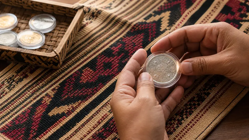 BSP T'nalak Festival Coin Marks South Cotabato's 60th Anniversary image